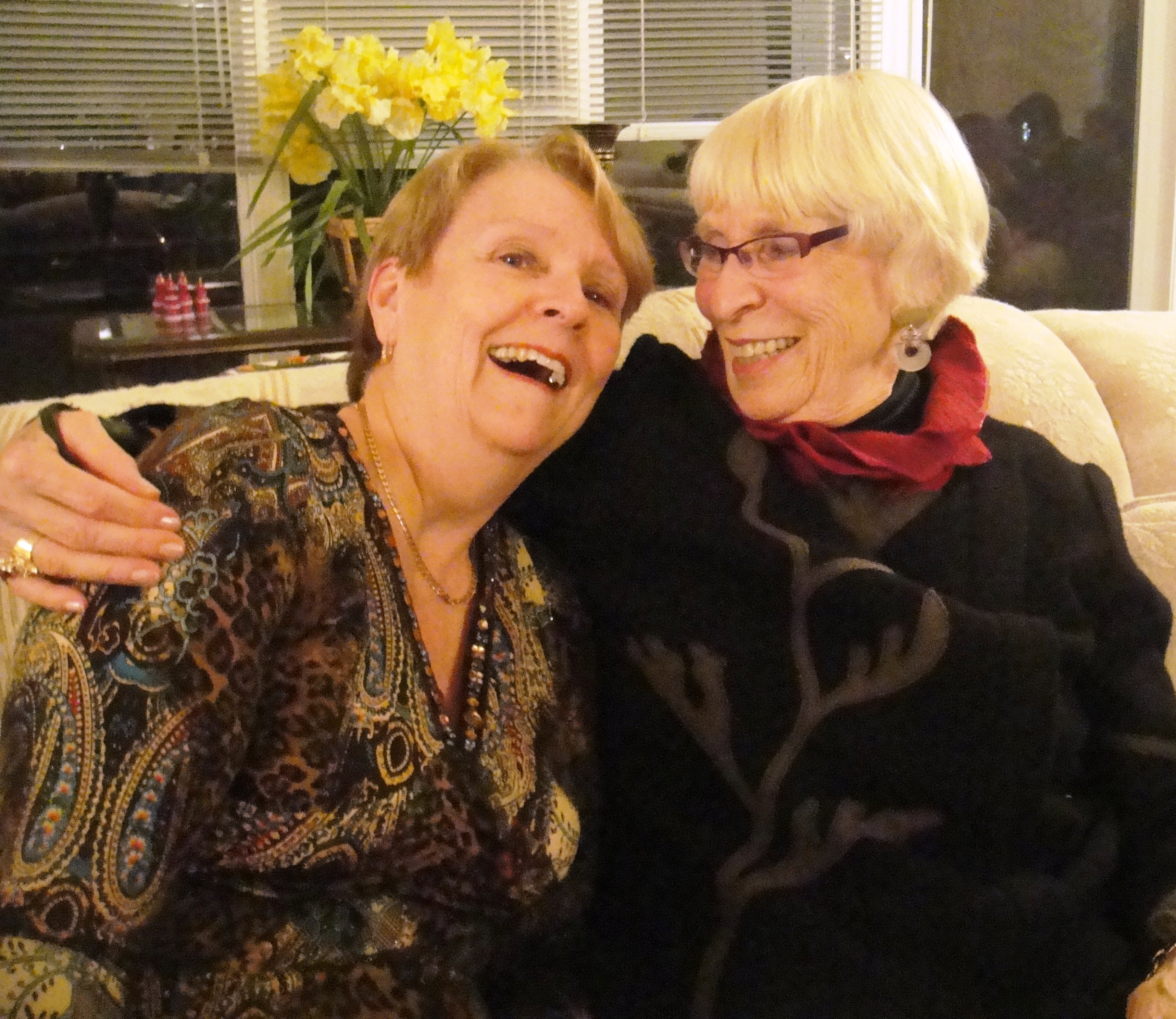 Patricia with Jean Illsley Clarke