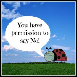 Permission to say No