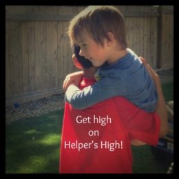 Get high on helping -- volunteer work