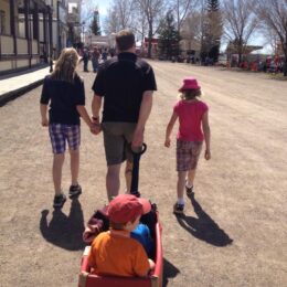 Ben, Chelsea, and kids