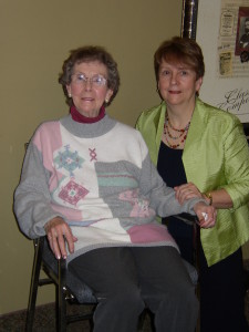 Patricia Morgan with her Mother