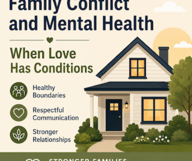 Family conflict and mental health challenges in adult relationships