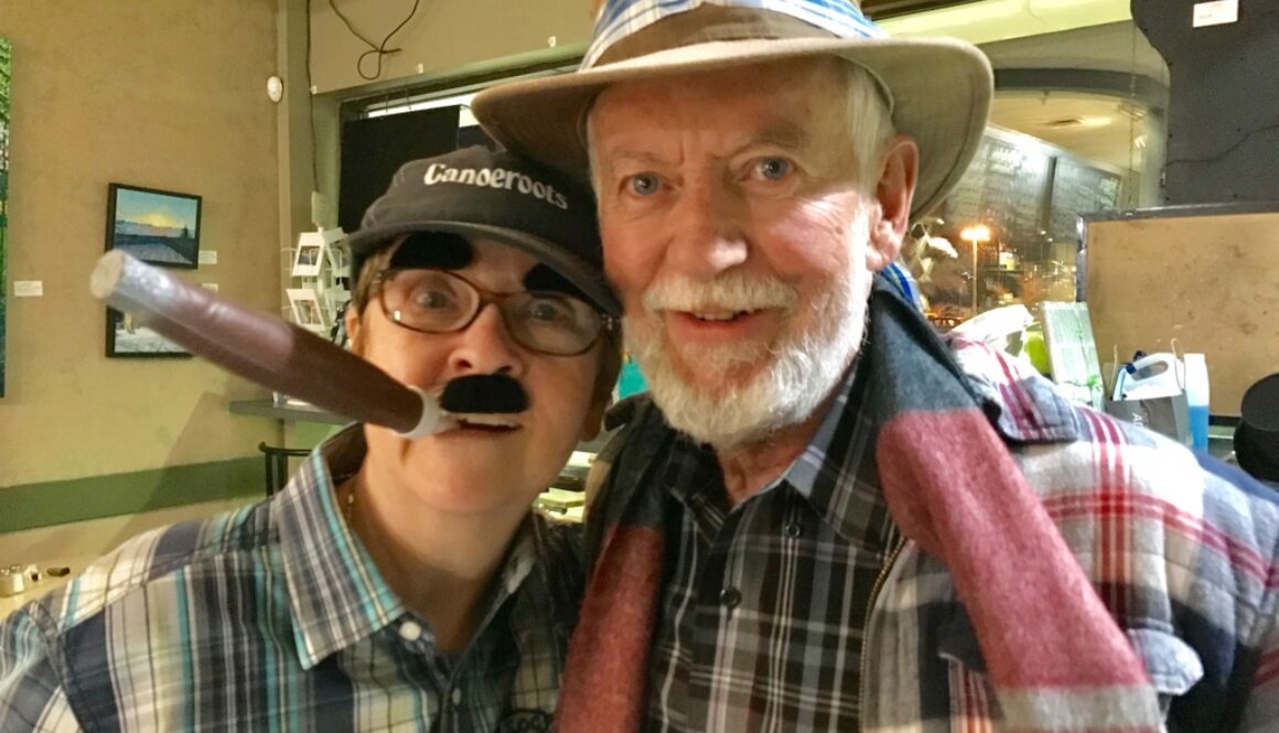 Les & Patricia Morgan yucking it up!