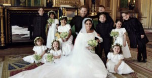 Prince Harry and the Duchess of Sussex with children