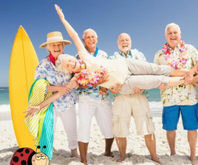 seniors at the beach