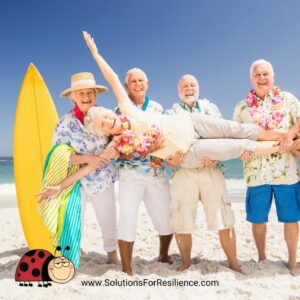 seniors at the beach