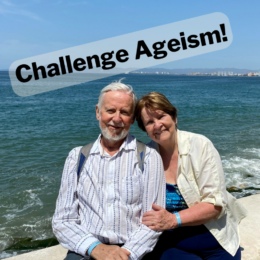 Overcoming Ageism - image of an older man and woman