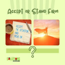 Acceptance or Stand Firm