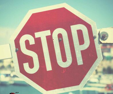 stop sign for boundaries