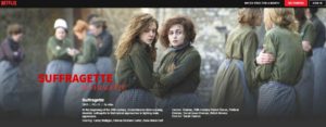 Netflix movie, Suffragette