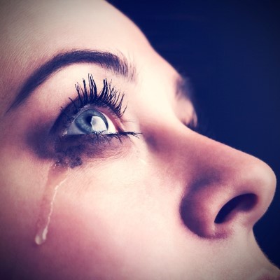 woman crying